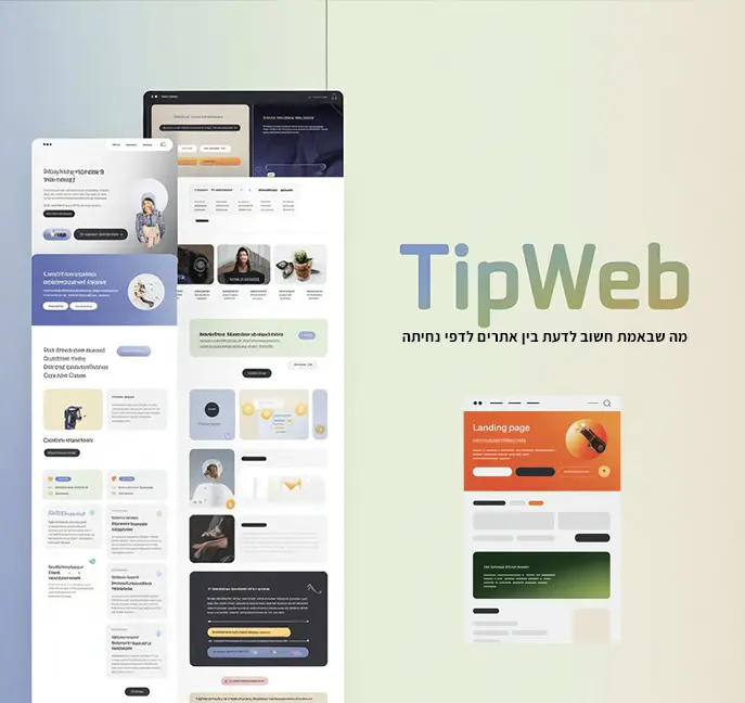 מה ההבדל בין אתר לדף נחיתה